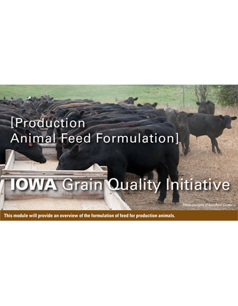 Production Animal Feed Formulation Module image number 0