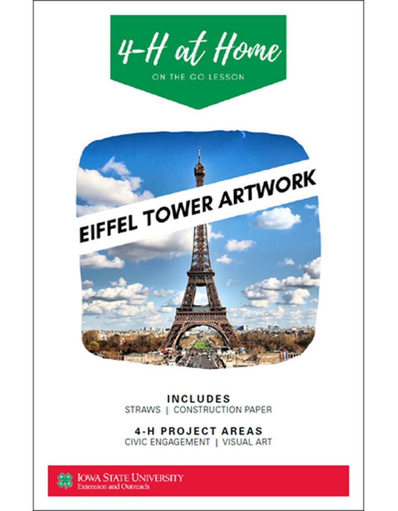 Eiffel Tower Artwork -- On the Go Lesson image number 0
