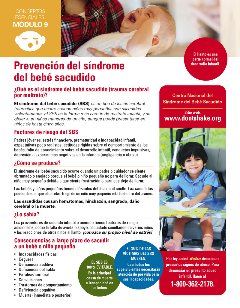 Prevention of Shaken Baby Syndrome - Essentials Child Care image number 1