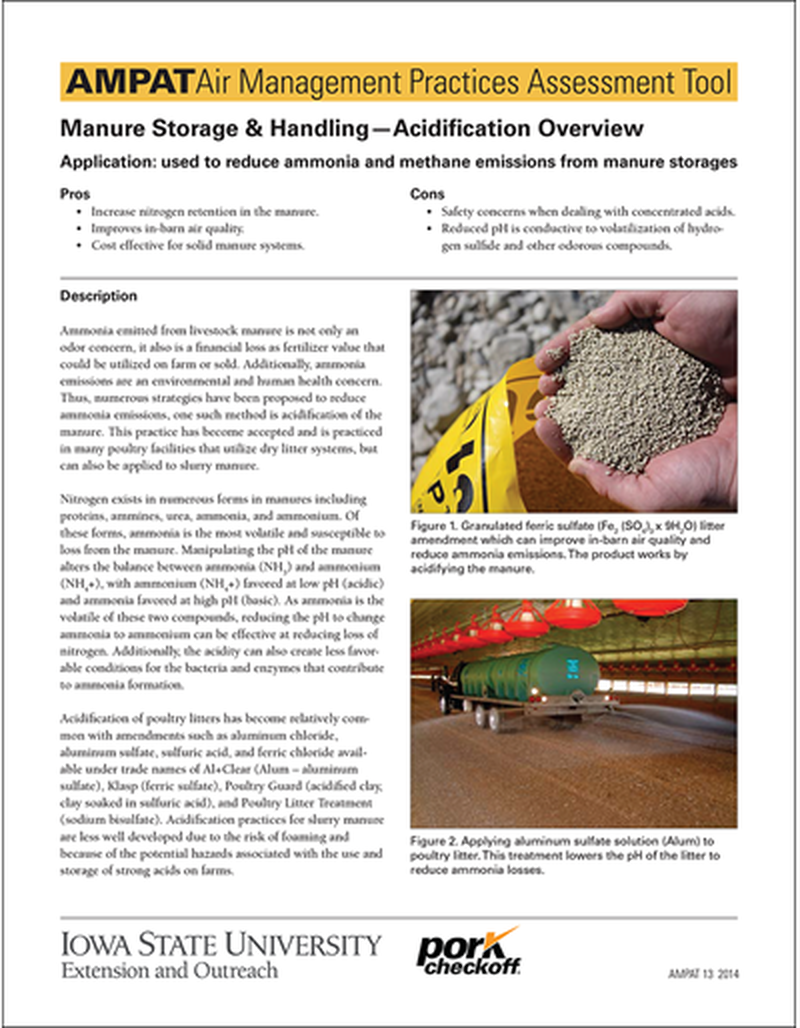 Manure Storage & Handling - Acidification Overview image number 0