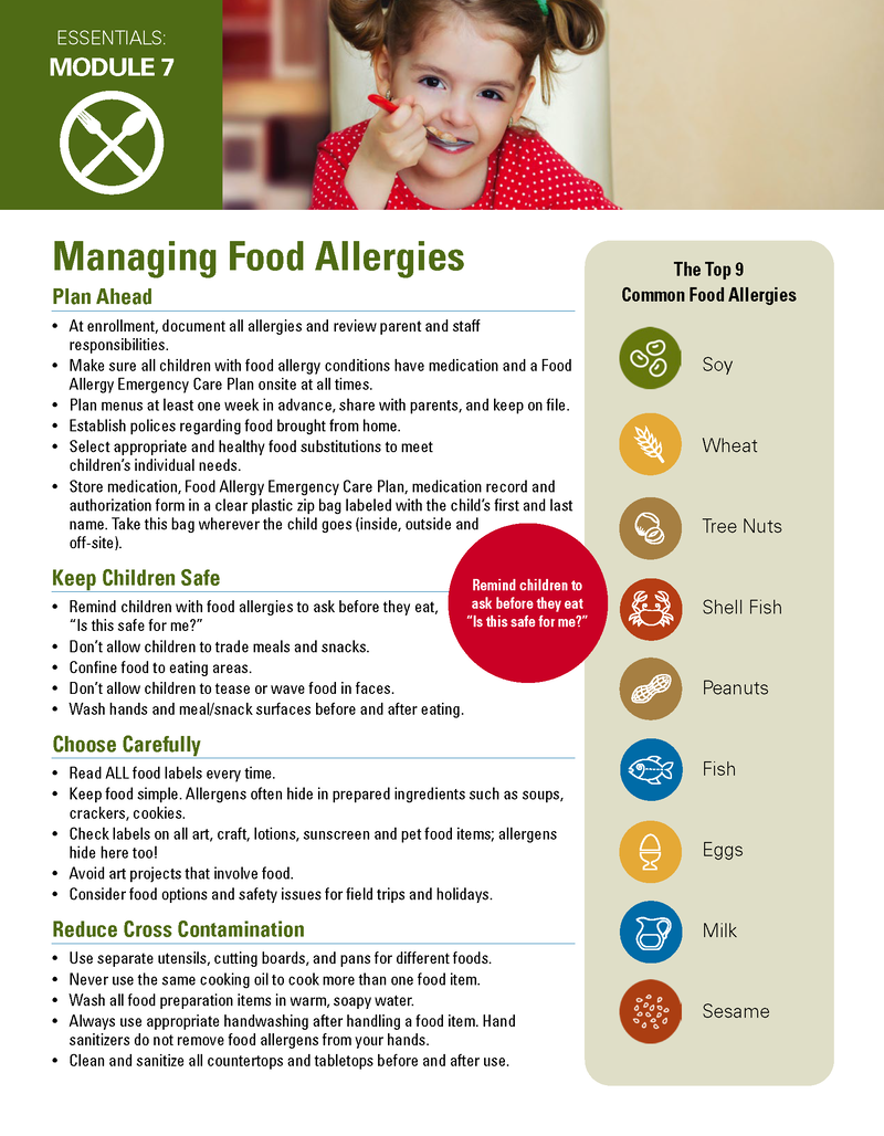 Managing Food Allergies - Essentials Child Care image number 0