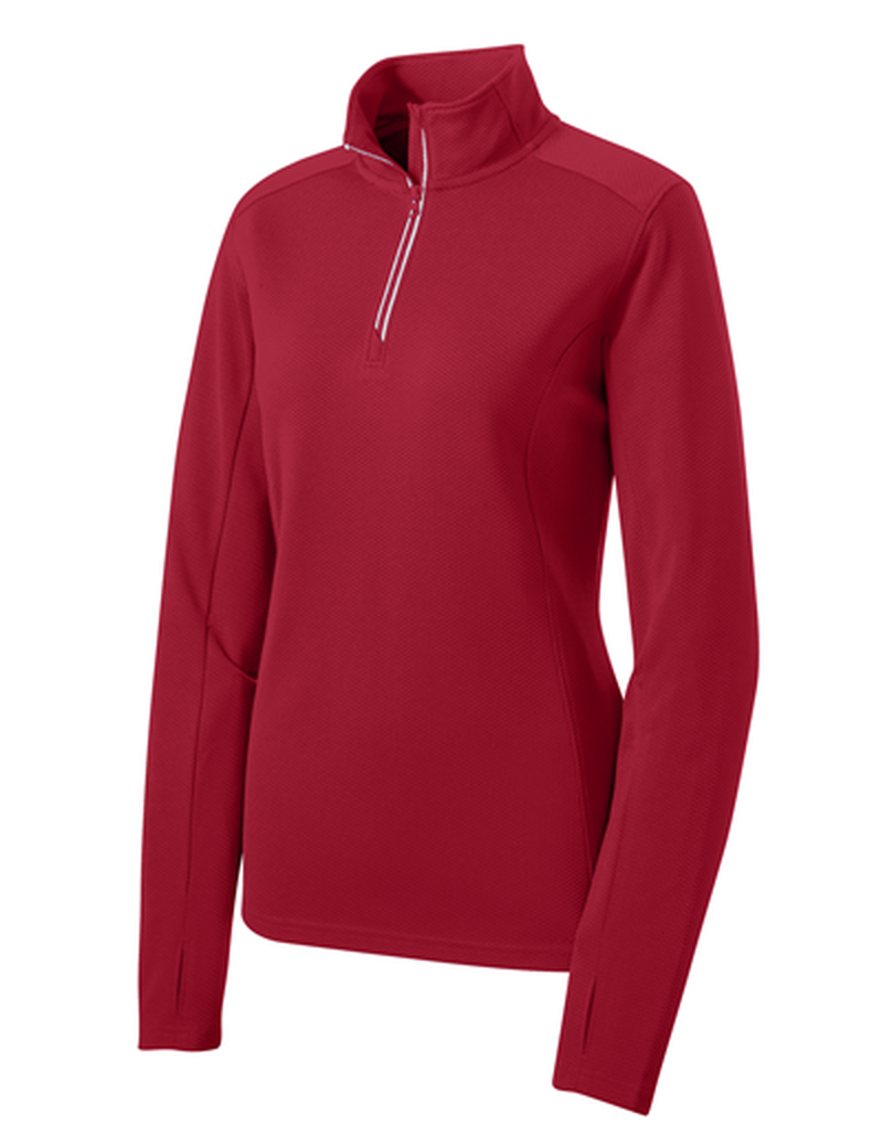 Master Gardener - Sport-Tek Ladies Sport-Wick Textured 1/4-Zip Pullover image number 2