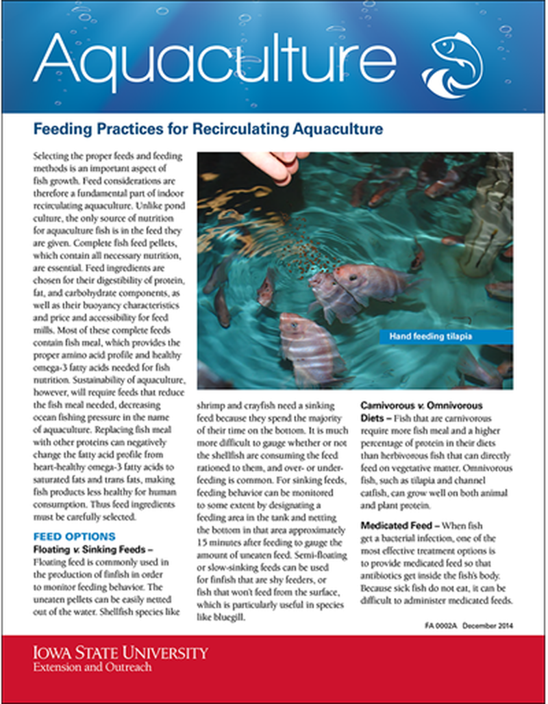 Feeding Practices for Recirculating Aquaculture image number 0