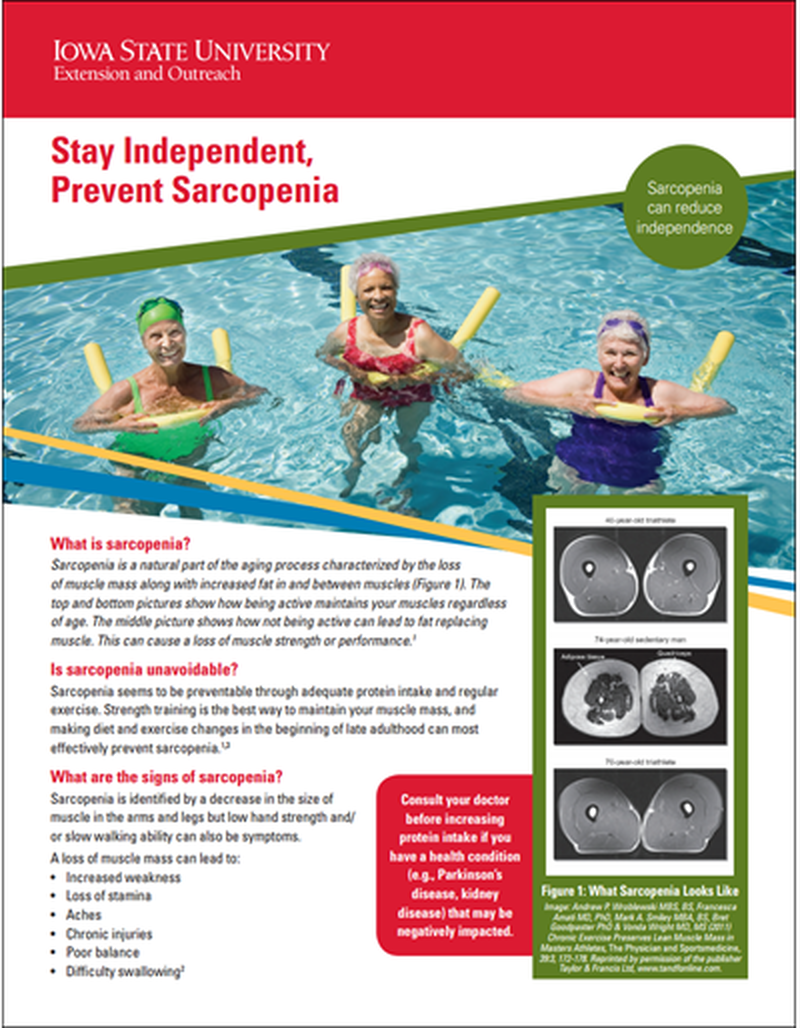 Stay Independent, Prevent Sarcopenia (Unit=25) image number 0