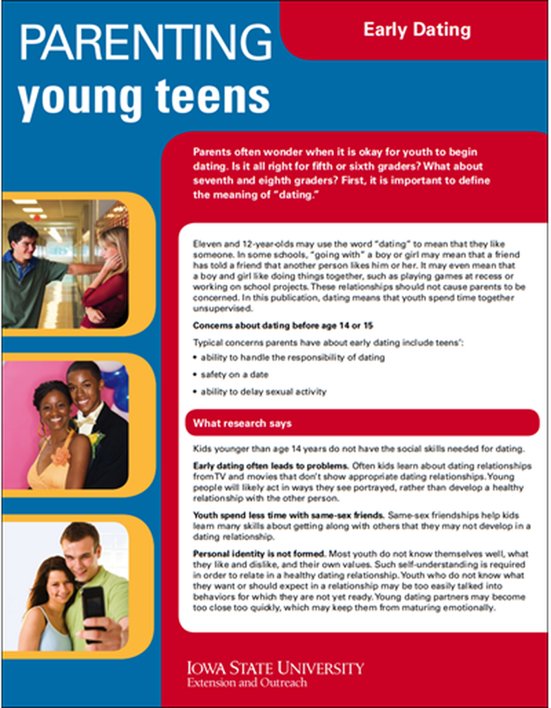 Parenting Young Teens: Early Dating image number 0