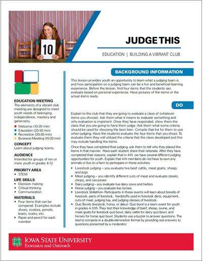 Judge This -- Vibrant Clubs