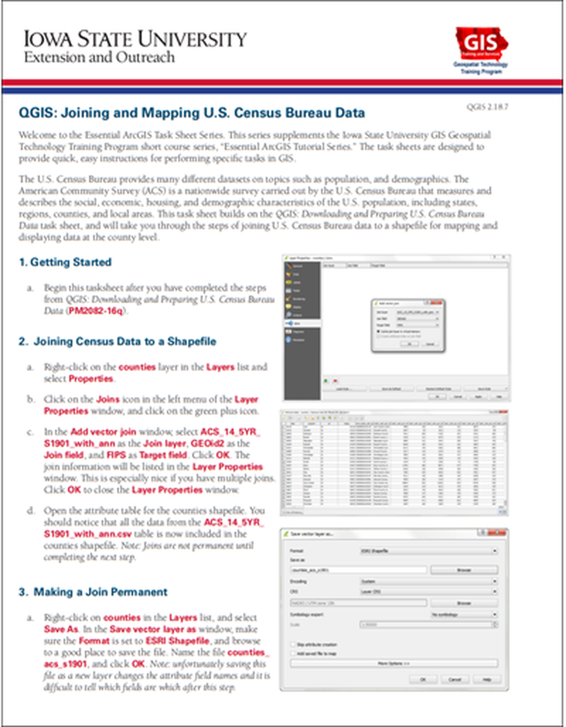 QGIS: Joining and Mapping U.S. Census Bureau Data image number 0