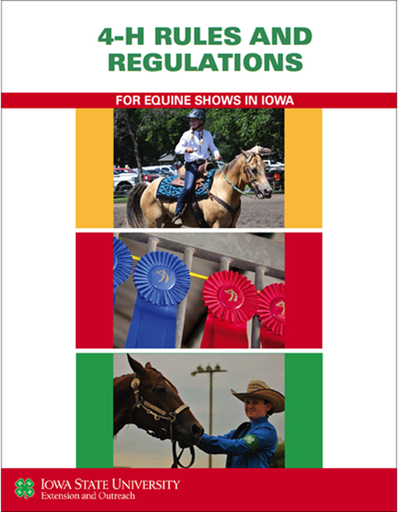 Rules and Regulations for 4-H Equine Shows in Iowa image number 0