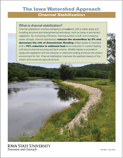 The Iowa Watershed Approach - Channel Stabilization