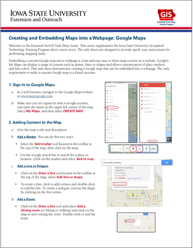 Creating and Embedding Maps into a Webpage: Google Maps image number 0