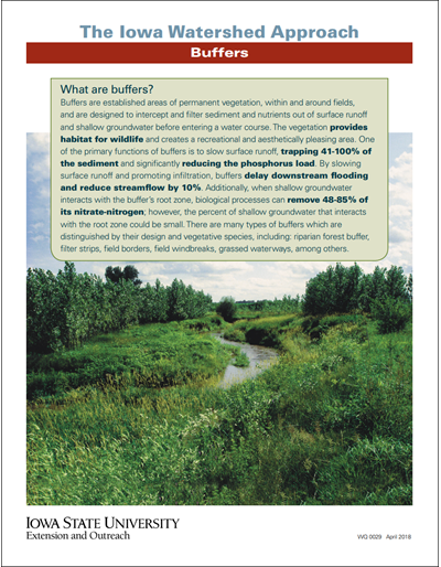 The Iowa Watershed Approach - Buffers