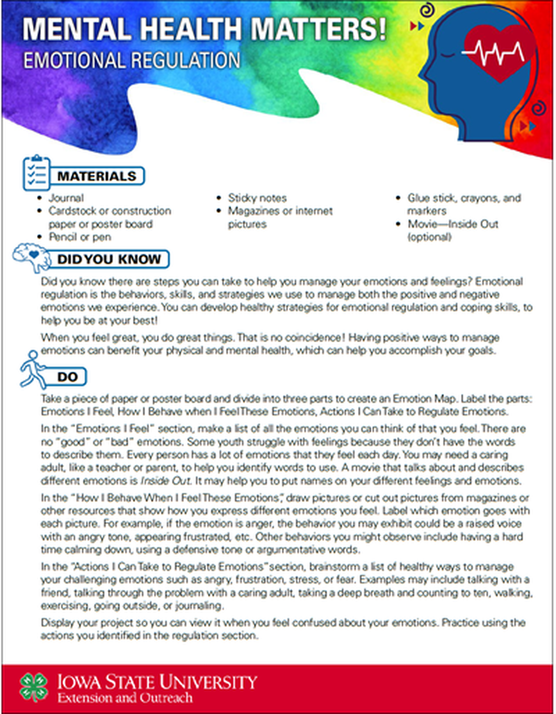 Emotional Regulation - Mental Health Matters! image number 0