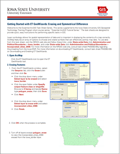 Getting Started with ET GeoWizards: Erasing and Symmetrical Difference