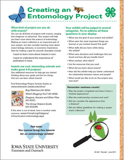 Creating an Entomology Project