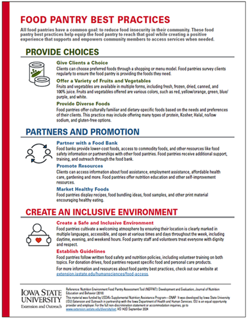 Food Pantry Best Practices Guide image number 0