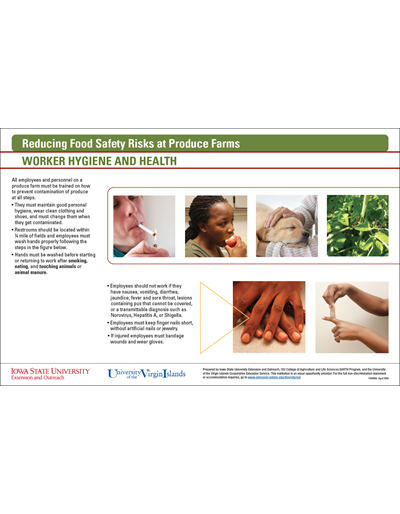 Reducing Food Safety Risks at Produce Farms - Worker Hygiene and Health