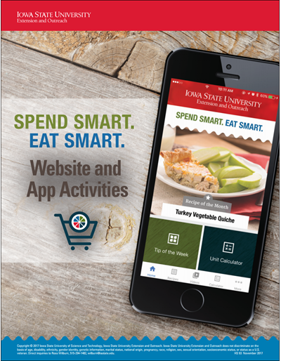 Spend Smart. Eat Smart. Website and App Activities
