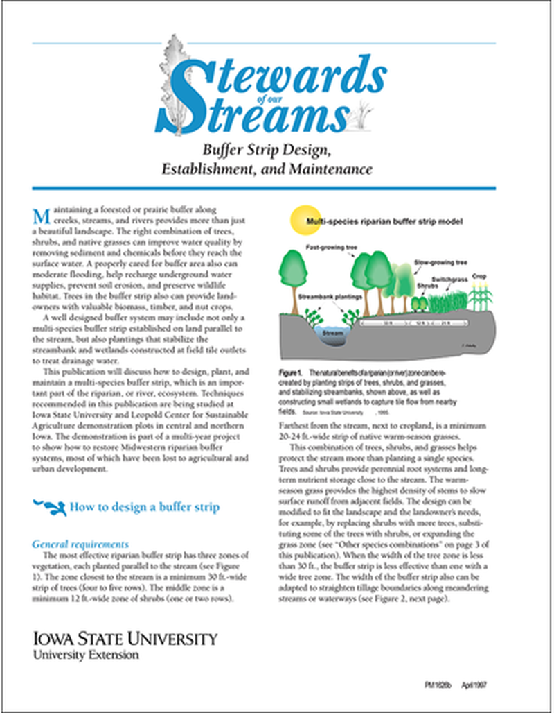 Buffer Strip Design, Establishment and Maintenance -- Stewards of Our Streams image number 0