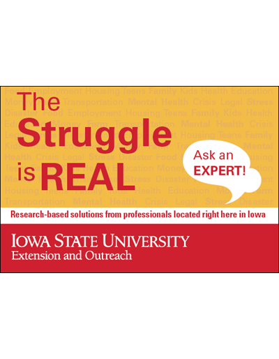 The Struggle is Real Resource Card (Unit=Pkg of 50 cards)