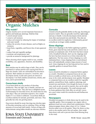 Organic Mulches