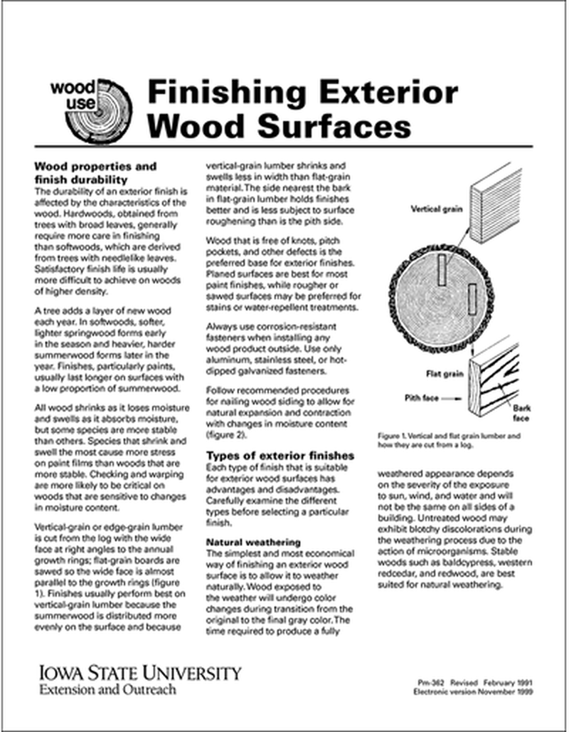 Finishing Exterior Wood Surfaces - Wood Use image number 0