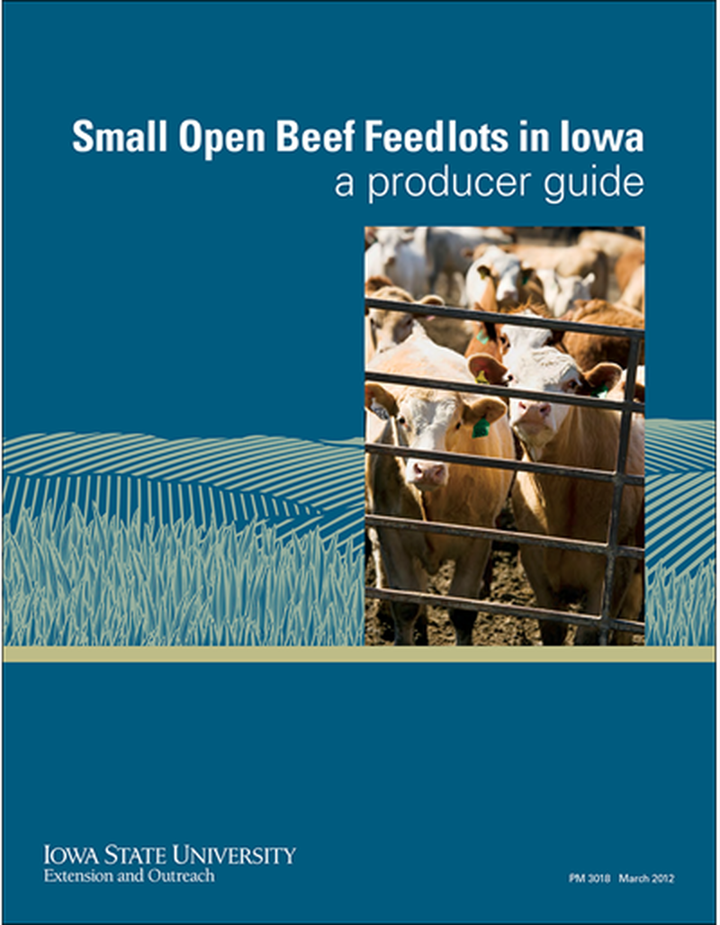 Small Open Beef Feedlots in Iowa -- a producer guide image number 0
