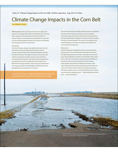 Climate Change Impacts in the Corn Belt