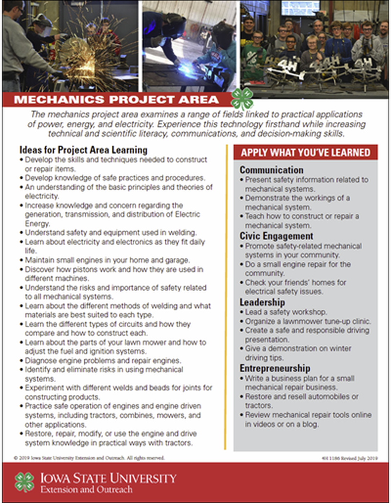 Mechanics Project Area Guide image number 0
