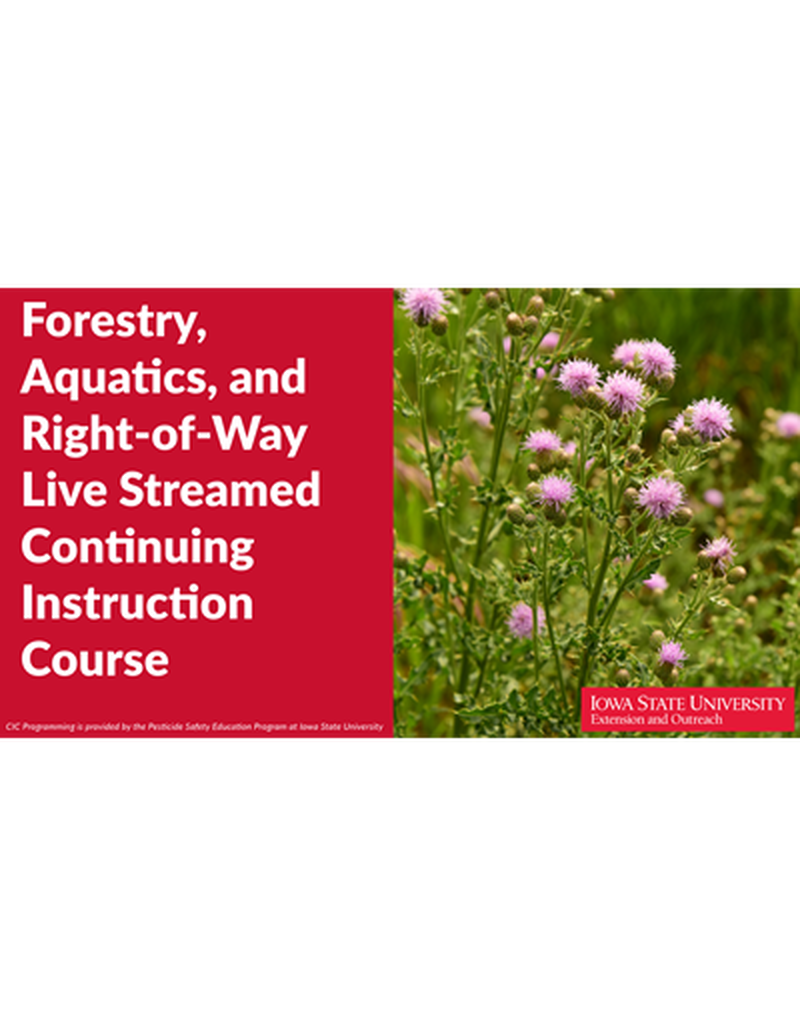 Forest, Aquatics, and Right-of-Way Pest Control Live Streamed CIC - 11/12/2024 @ 9AM (CST) image number 0