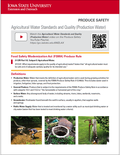Produce Safety on Fresh Produce Farms
