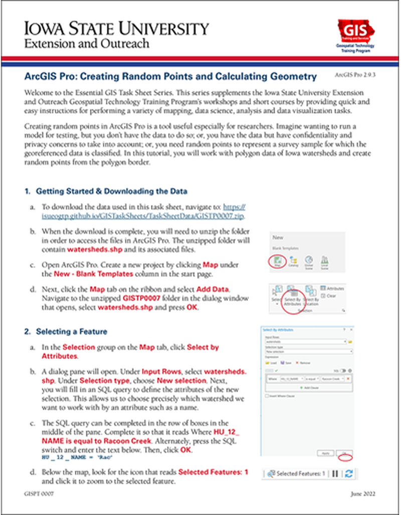 ArcGIS Pro: Creating Random Points image number 0