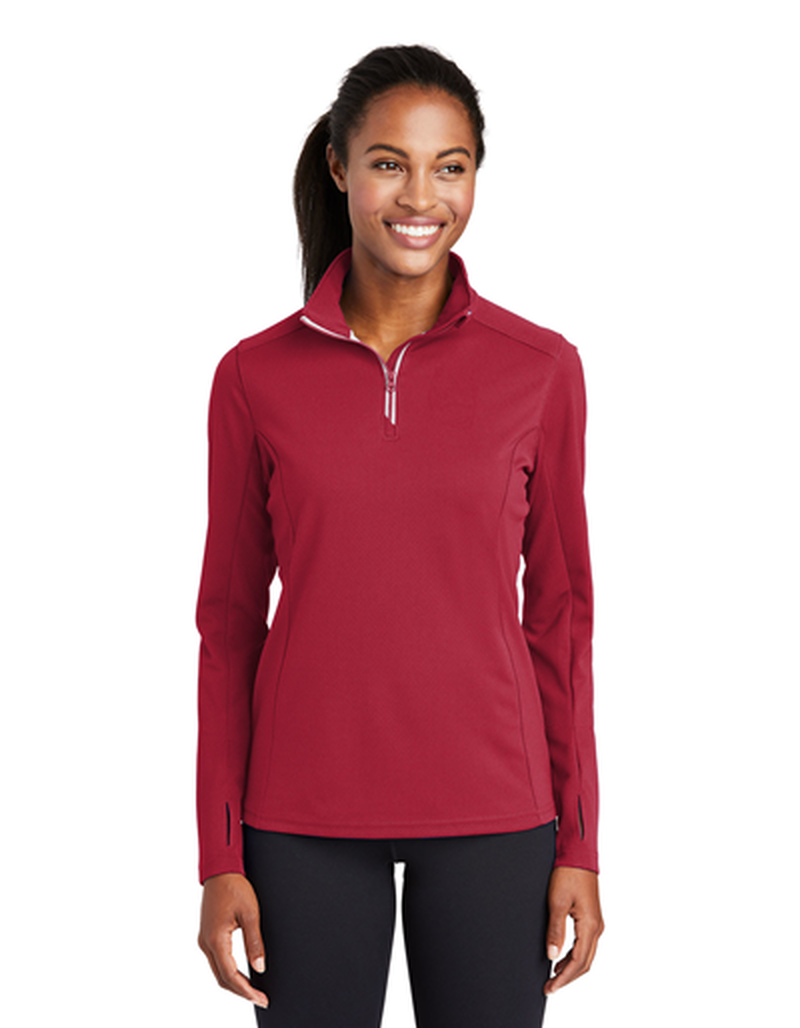 Master Gardener - Sport-Tek Ladies Sport-Wick Textured 1/4-Zip Pullover image number 0