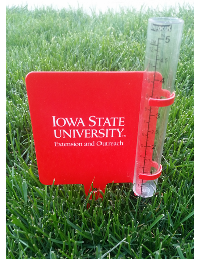 ISU Extension and Outreach Rain Gauge