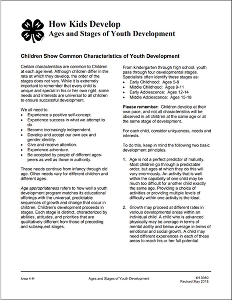 How Kids Develop - Ages and Stages of Youth Development image number 0