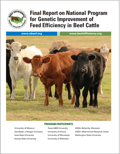 Final Report on National Program for Genetic Improvement of Feed Efficiency in Beef Cattle