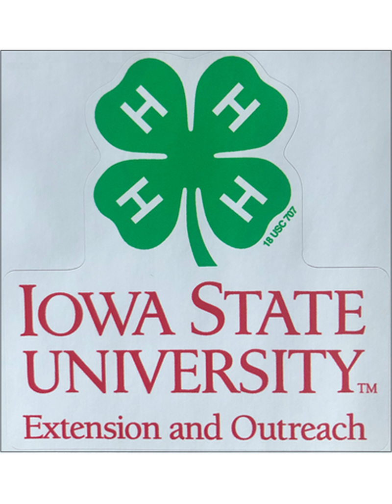 4-H Vinyl Sticker image number 0