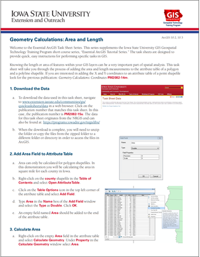Geometry Calculations: Area and Length image number 0