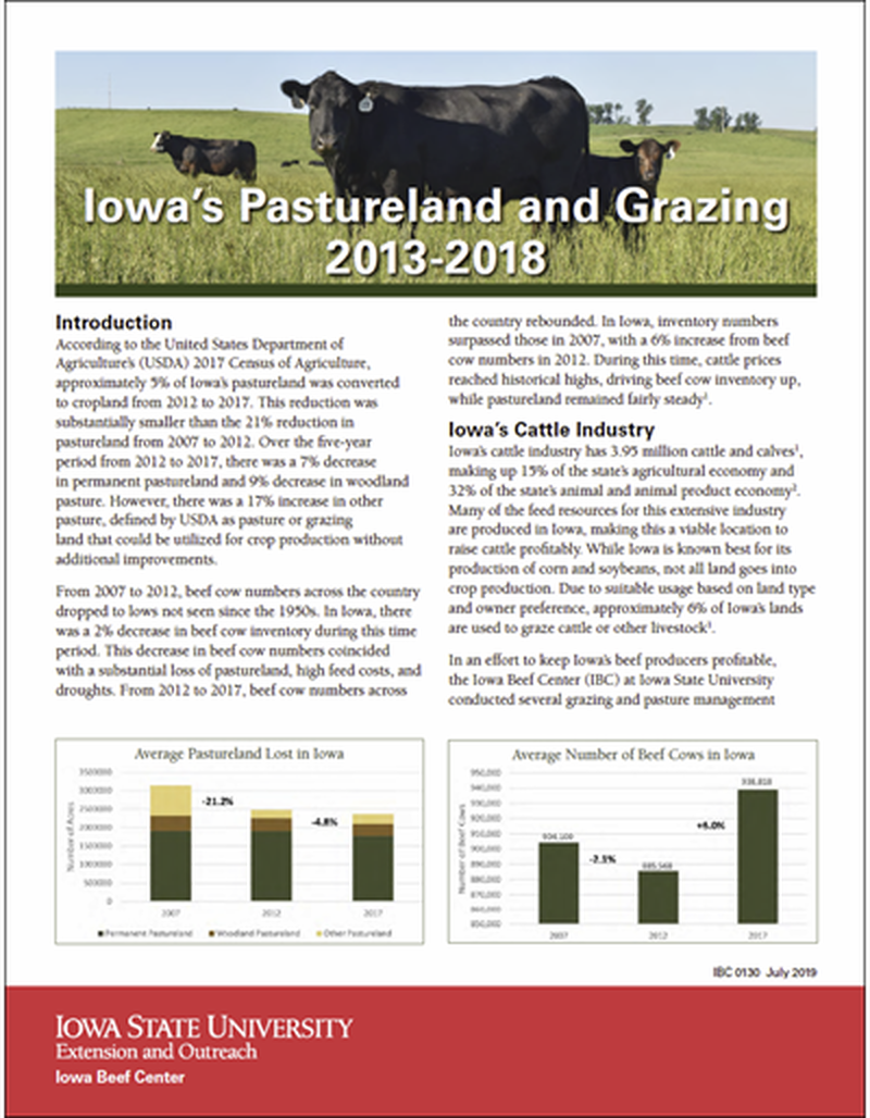 Iowa's Pastureland and Grazing 2013-2018 image number 0