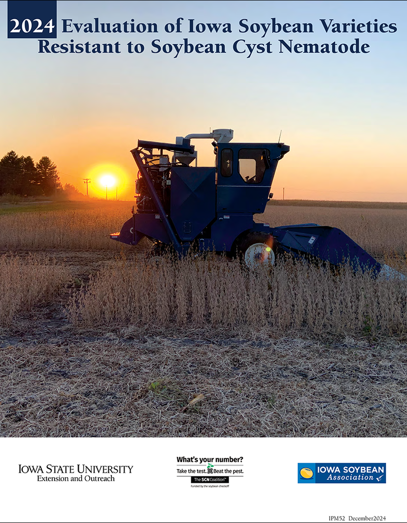 Evaluation of Soybean Varieties Resistant to Soybean Cyst Nematode in Iowa - 2024 image number 0