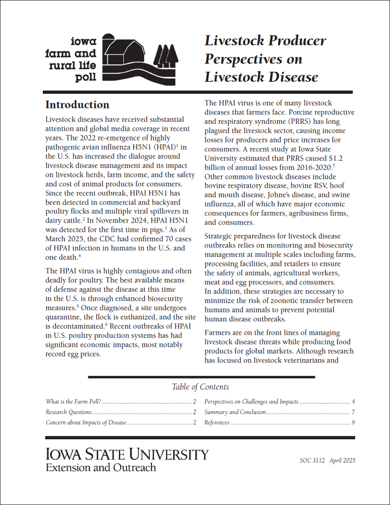 Livestock Producer Perspectives on Livestock Disease image number 0