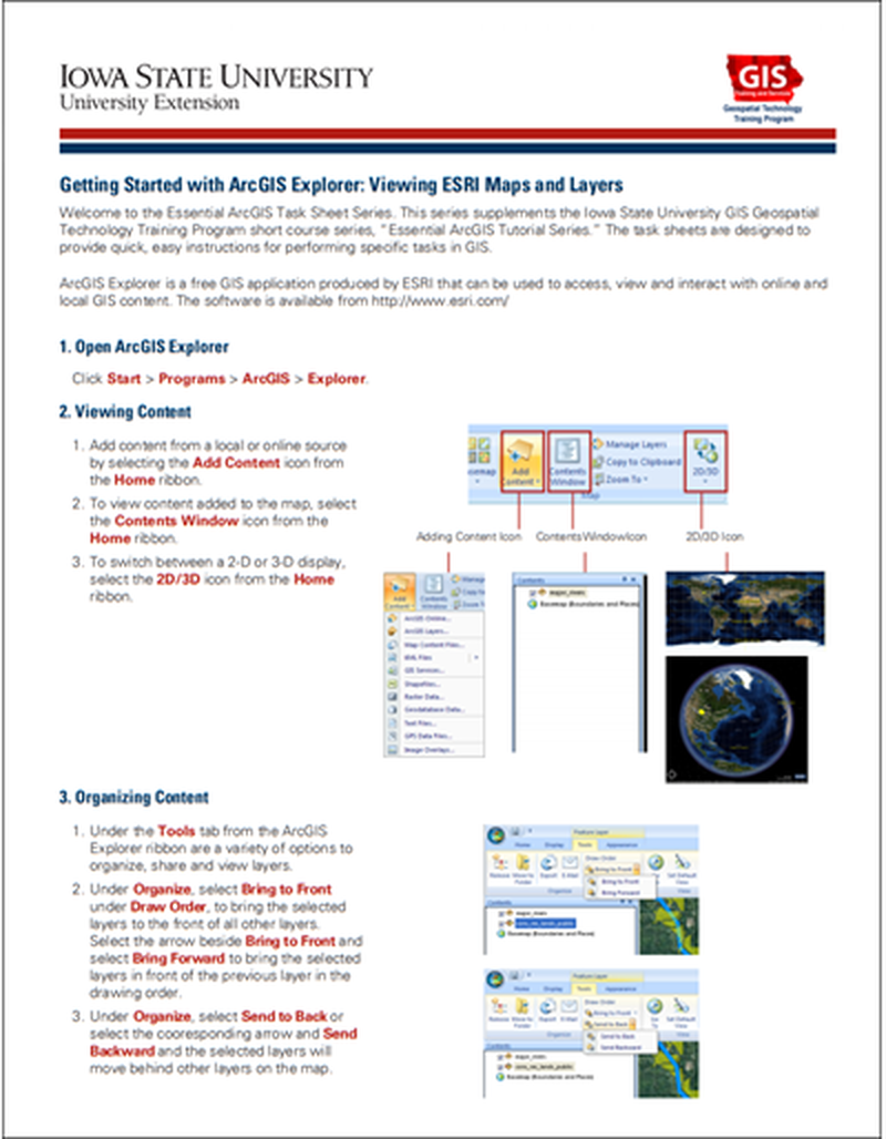 Getting Started with ArcGIS Explorer: Viewing ESRI Maps and Layers image number 0