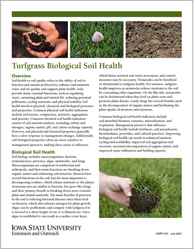 Turfgrass Biological Soil Health