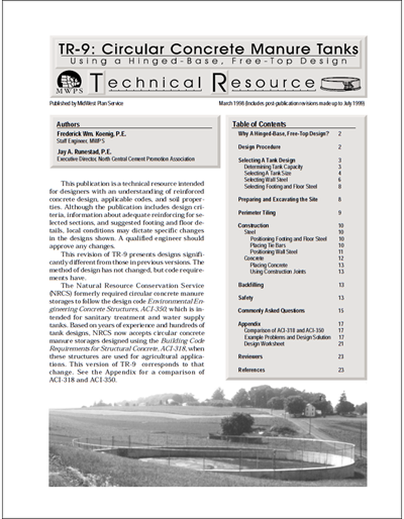 Circular Concrete Manure Tanks image number 0