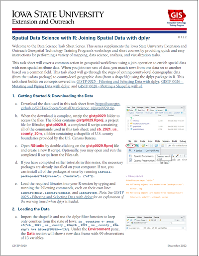 Spatial Data Science with R: Joining Spatial Data with dplyr