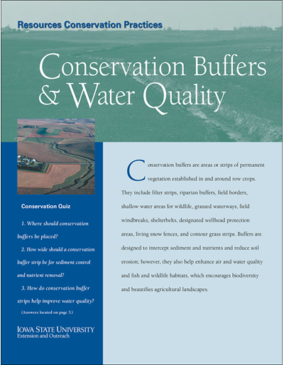 Conservation Buffers and Water Quality -- Resource Conservation Practices