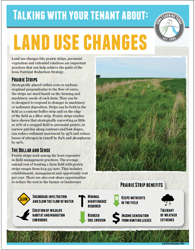 Talking With Your Tenant About: Land Use Changes