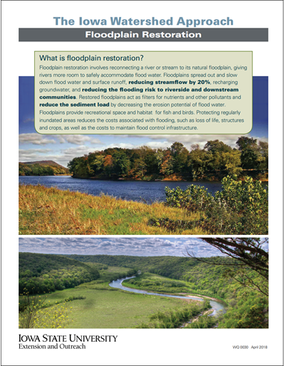 The Iowa Watershed Approach - Floodplain Restoration