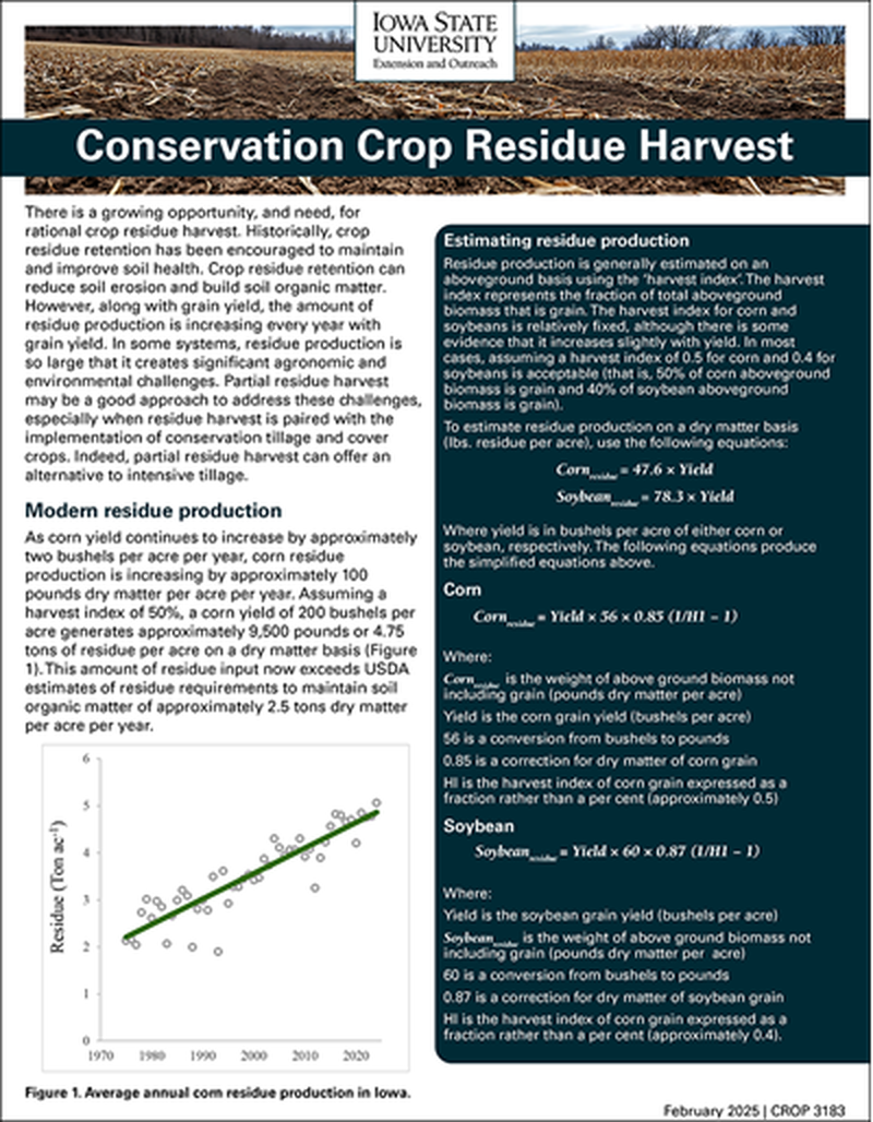 Conservation Crop Residue Harvest image number 0