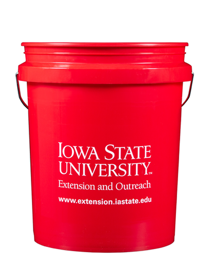 ISU Extension and Outreach Red 5-Gallon Bucket image number 1