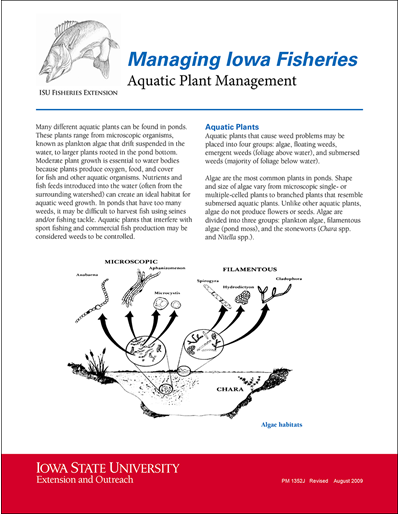 Aquatic Plant Management -- Managing Iowa Fisheries
